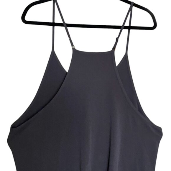 Oversized Drop Crotch Jersey Jumper Romper Gray Garden Girl Boho Lagenlook-M/L - Picture 8 of 8